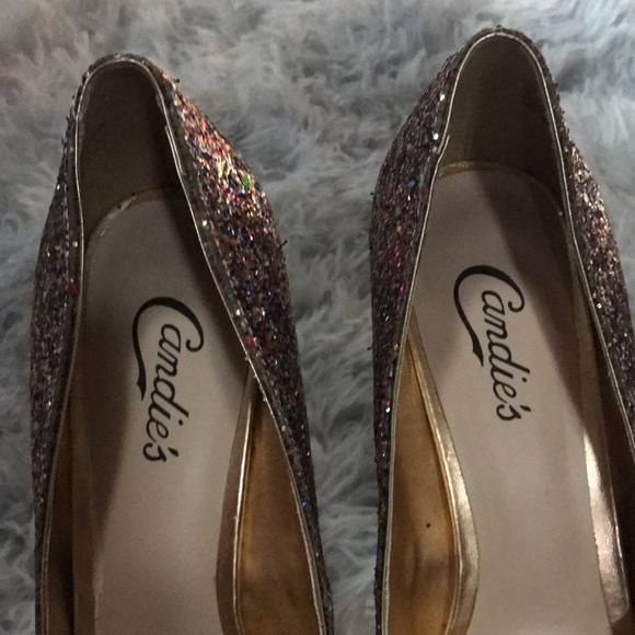 Candie’s multi sparkling high heel shoes 8.5 M - Picture 7 of 13